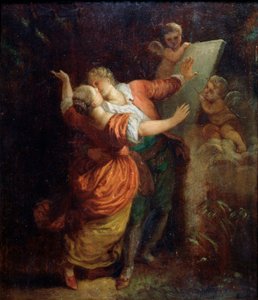 愛の誓い」、18世紀半ば。 作： Jean Honore Fragonard