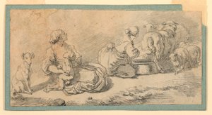 田園風景 作： Jean Honore Fragonard