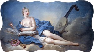 音楽の擬人化、 作： Jean Honore Fragonard