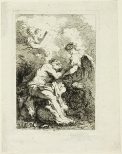 聖ジェローム 作： Jean Honore Fragonard