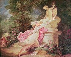 愛の苦悩 作： Jean Honore Fragonard