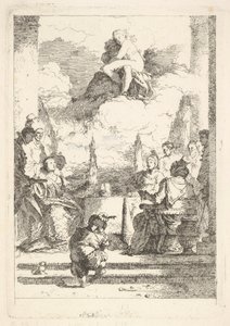 アンソニーとクレオパトラの晩餐会、ca. 1764年。