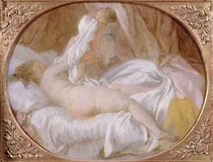 1778年より前のシュミーズの削除または女性の脱衣 作： Jean Honore Fragonard