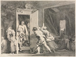 食器棚、1778年。 作： Jean Honore Fragonard