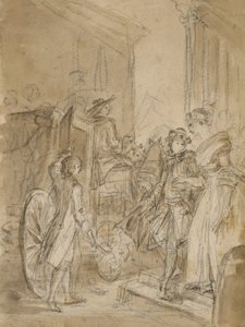 コーチによる出発 作： Jean Honore Fragonard