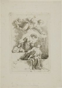 墓の弟子たち 作： Jean Honore Fragonard