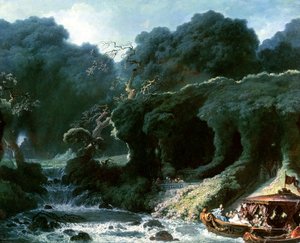 ランブイエのフェット、または愛の島、1770年頃 作： Jean Honore Fragonard