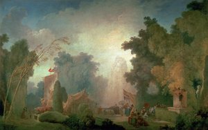 サンクラウドの祭典（詳細は89791を参照） 作： Jean Honore Fragonard