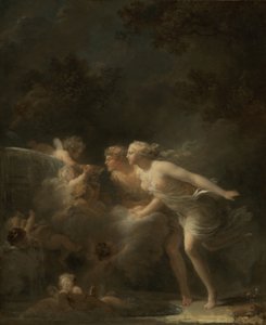 愛の泉、1785年頃（帆布に油彩）