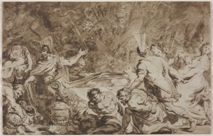 デシウス・ムスの葬式 作： Jean Honore Fragonard