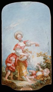 グレープギャザラー、1748年〜52年 作： Jean Honore Fragonard