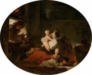 幸せな家族、c。 1775年。