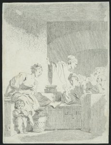 インテリア 作： Jean Honore Fragonard