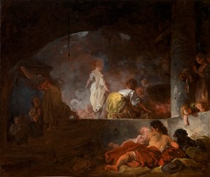 洗濯屋 作： Jean Honore Fragonard