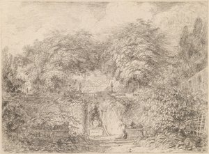 小さな公園 (Le petite parc) 作： Jean Honore Fragonard