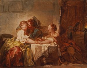 キス賞、1760 作： Jean Honore Fragonard