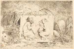 サテュロスの家族 作： Jean Honore Fragonard