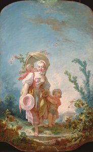 羊飼い、1748-52 作： Jean Honore Fragonard