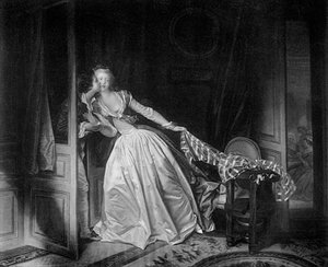 Solen Kiss、18世紀後半の1905年。 作： Jean Honore Fragonard