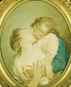 若い恋人たち、 作： Jean Honore Fragonard