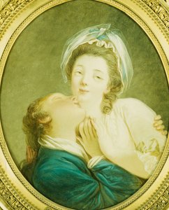 若い恋人たち、 作： Jean Honore Fragonard