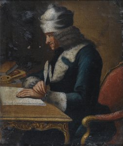 フランソワ・マリー・アルエ・ド・ヴォルテールの肖像1694-1778
