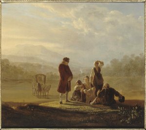 ヴォルテールとファーニーの農民、1770年頃。