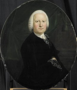 1742 年に選出されたオランダ東インド会社のロッテルダム商工会議所のディレクター、アドリアーン デュ ボワの肖像 作： Jean Humbert