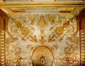 アンドレ・カモーはジャン・1世・ベラン（1640-1711）の後に、ホテル・ド・マイリーの寝室の皇室に向けて天井を言った。 作： Jean I  Berain