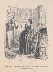 新しい Actaeon として、私は Diana を驚かせました。彼女のお風呂ではなく、トイレでディーラーと一緒に。 ...、1843 作： Jean Ignace Isidore Gérard