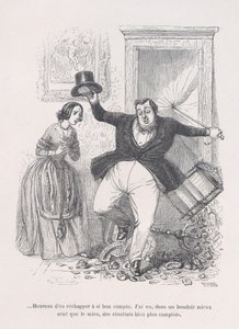 ...こんなに安く買えて幸せです。 1843年、人間の生活の小さな悲惨さから。 作： Jean Ignace Isidore Gérard