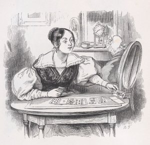 ベランジェ全集』（1836年）に収録されているカードです。 作： Jean Ignace Isidore Gérard