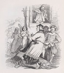 ベランジェ全集、1836年からのムードンのバイオリン弾き。 作： Jean Ignace Isidore Gérard