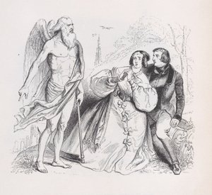 ベランジェ全集』（1836年）からの時間。 作： Jean Ignace Isidore Gérard