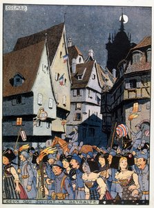 アルザス地方のフランスへの返還を記念するフランスの祝賀会 作： Jean Jacques Waltz