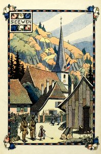 三色の楽園: Seewen 1918 作： Jean Jacques (1873 1951) Waltz