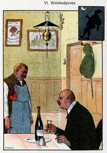 Vosges Bilder (ヴォージュの画像); アルザスワイン 作： Jean Jacques (1873 1951) Waltz