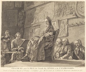 頭脳表現研究賞コンクール 作： Jean Jacques Flipart after Charles Nicolas Cochin II
