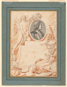 ピョートル大帝史の扉絵、1780年頃 作： ジャン・ジャック・フランソワ・ル・バルビエ