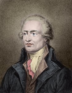 コンドルセ侯爵マリー・ジャン・アントワーヌ・ニコラ・ド・カリタット（1743～1794）の肖像 ジャン・ジャック・フリリー（1797～1850）によるエングレービング 作： Jean Jacques Frilley