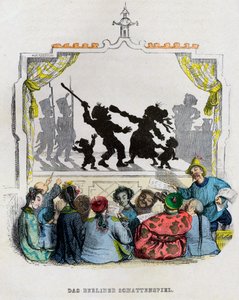 ベルリンの影絵、1840 年代。 作： Jean Jacques Grandville