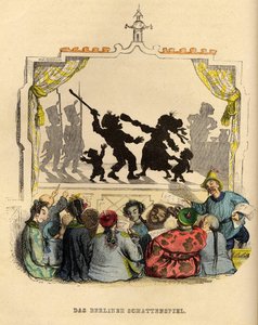 ベルリンの影絵、1840年代 作： Jean Jacques Grandville