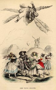 新しいイカロス、1840年代 作： Jean Jacques Grandville