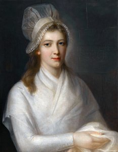 シャーロット・コーデイの肖像1768-1793 作： Jean Jacques Hauer