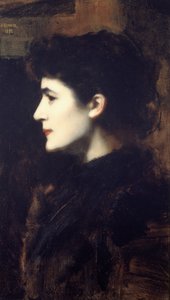 ジャーメイン・ダウィとして知られるウジェニー・マリー・ガディフェ・カイヤール、1857年～1927年、1892年。 作： Jean Jacques Henner