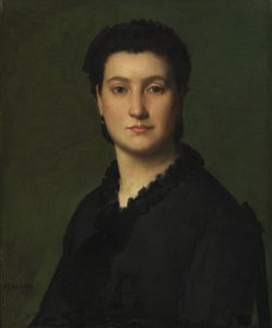 女性の肖像、c。 1875-1880。 作： Jean Jacques Henner