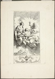 神学の3つの美徳 作： Jean Jacques Lagrenee