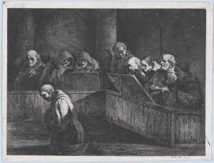 修道士の詠唱、1795 年。