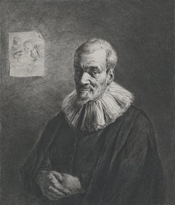 肖像画、デイビッド・テニアーズ・ザ・ヤンガー、1803年。 作： Jean Jacques de Boissieu