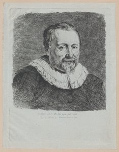 肖像画、ヴァン ダイクにちなんで、1770 年。 作： Jean Jacques de Boissieu